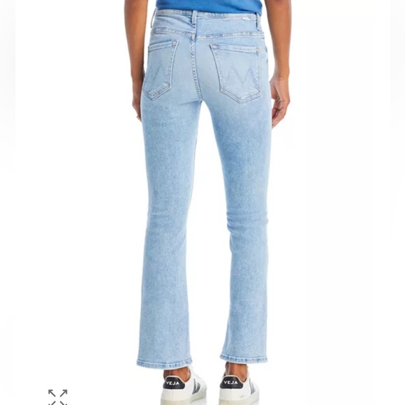 MOTHER Insider flood jeans in Tea Time wash size 28 - Picture 3 of 11